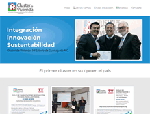 Tablet Screenshot of clusterdeviviendaguanajuato.org